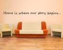 Home is Quotes Wall Decal Motivational Vinyl Art Stickers